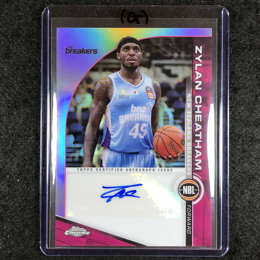 2023-24 Topps Chrome NBL ZYLAN CHEATHAM NBL Auto #ZC (G)
