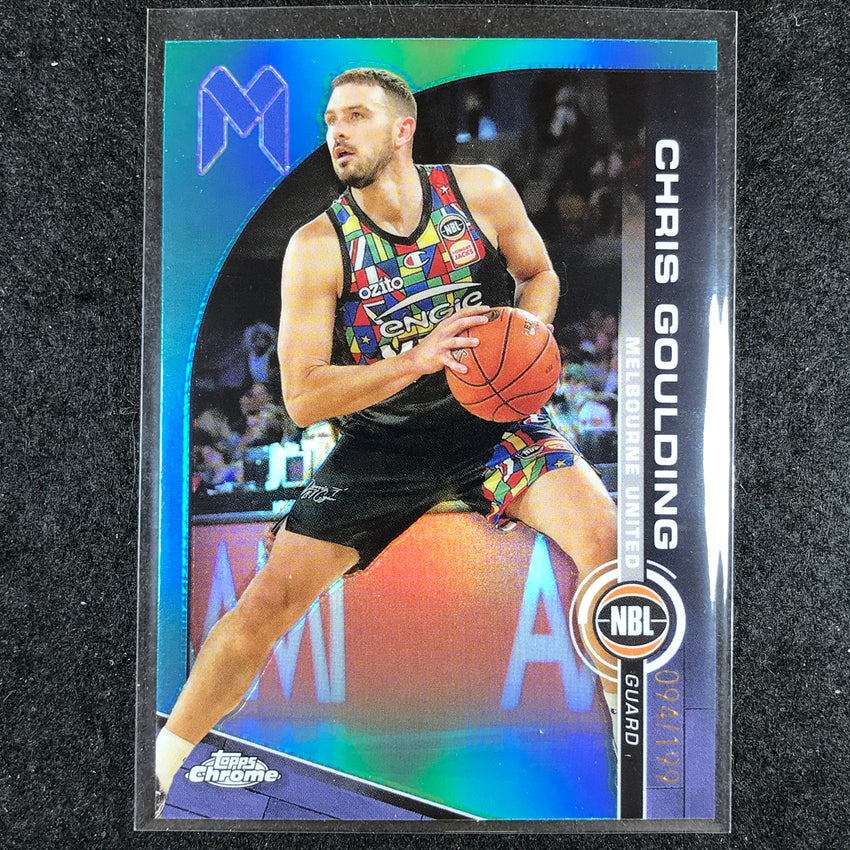 2023-24 Topps Chrome NBL CHRIS GOULDING Base Aqua 94/199 #44