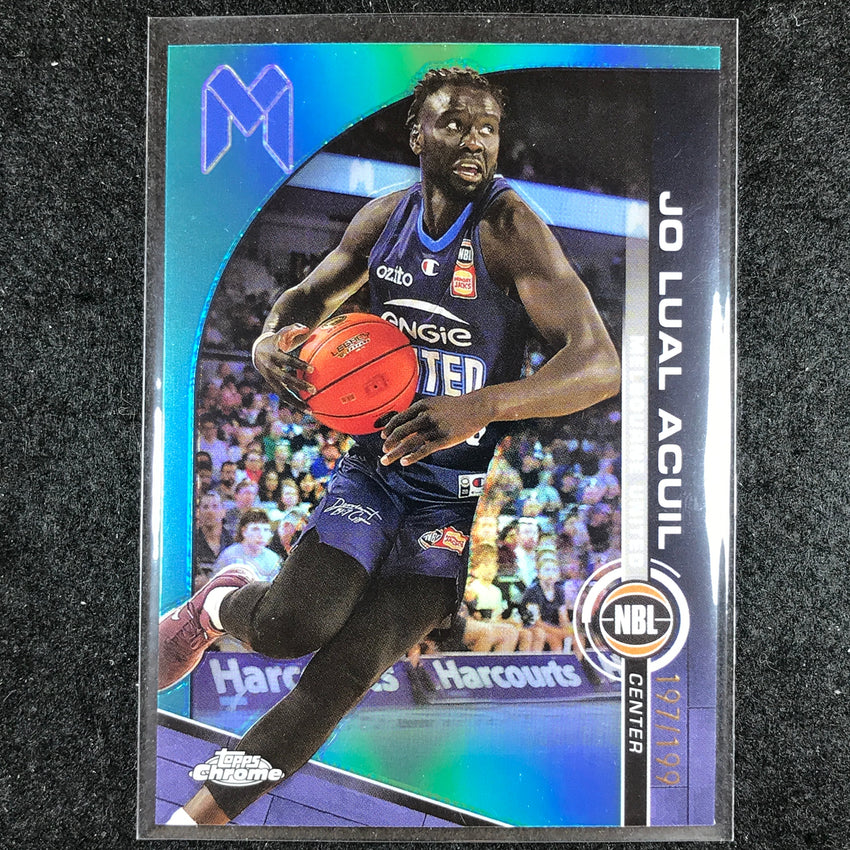 2023-24 Topps Chrome NBL JO LUAL ACUIL Base Aqua 197/199 #46