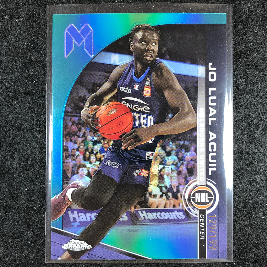 2023-24 Topps Chrome NBL JO LUAL ACUIL Base Aqua 129/199 #46