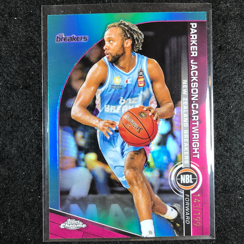 2023-24 Topps Chrome NBL PARKER JACKSON-CARTWRIGHT Base Aqua 143/199 #54