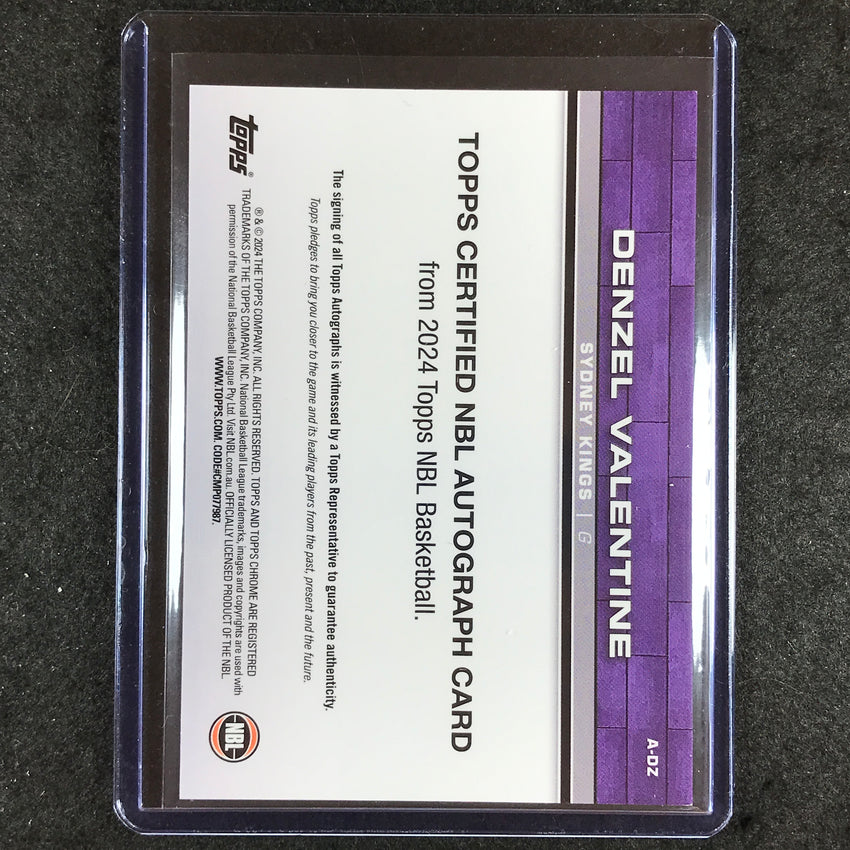 2023-24 Topps Chrome NBL DENZEL VALENTINE NBL Auto Superfractor 1/1