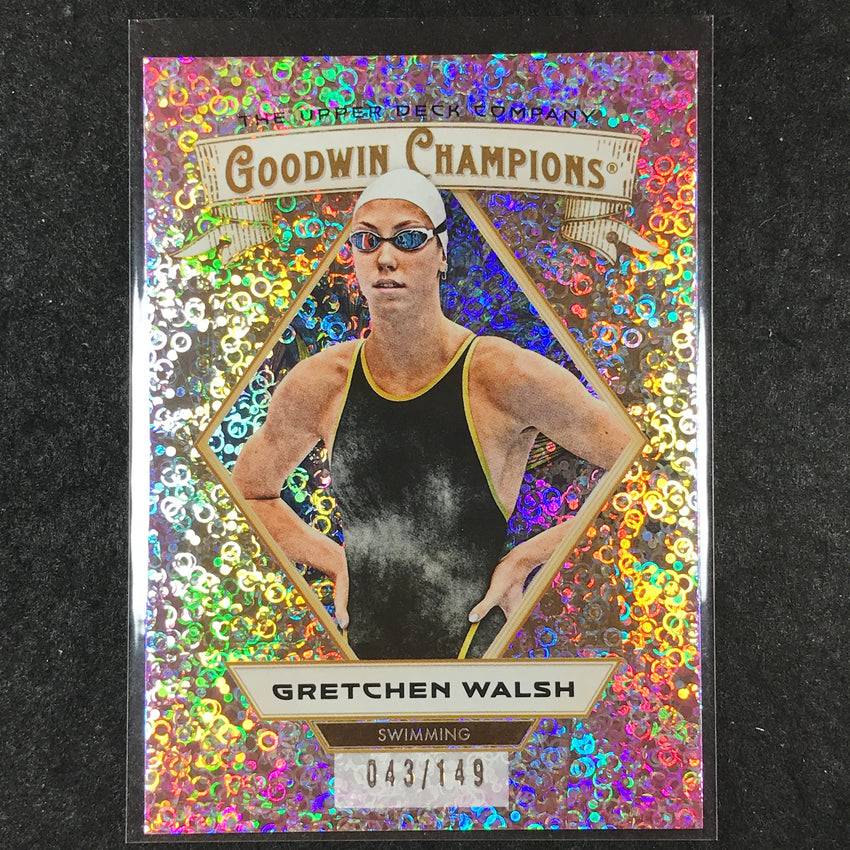 2025 Goodwin Champions GRETCHEN WALSH Pink Confetti /149 #37
