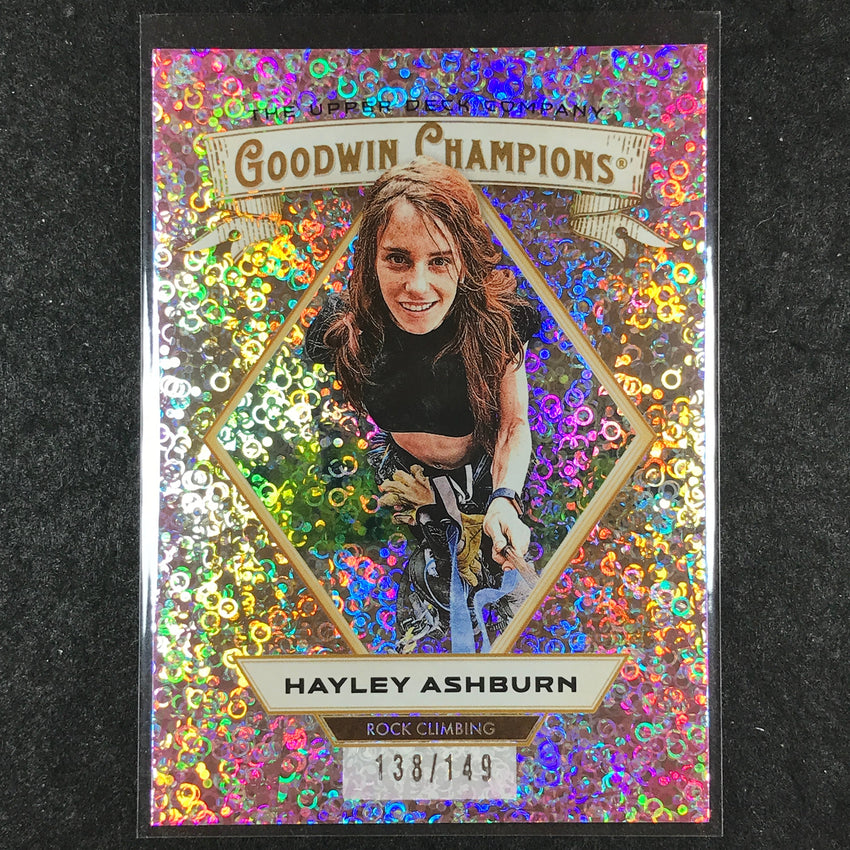 2025 Goodwin Champions HAYLEY ASHBURN Pink Confetti /149 #50