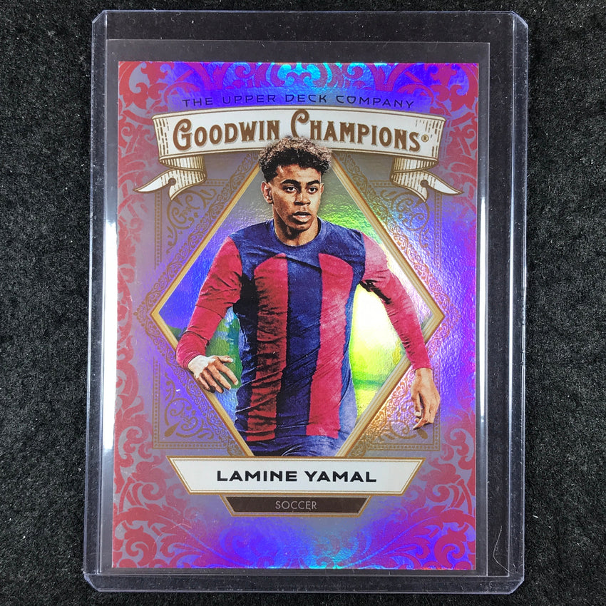 2025 Goodwin Champions LAMINE YAMAL Rookie Base Red Rainbow #19