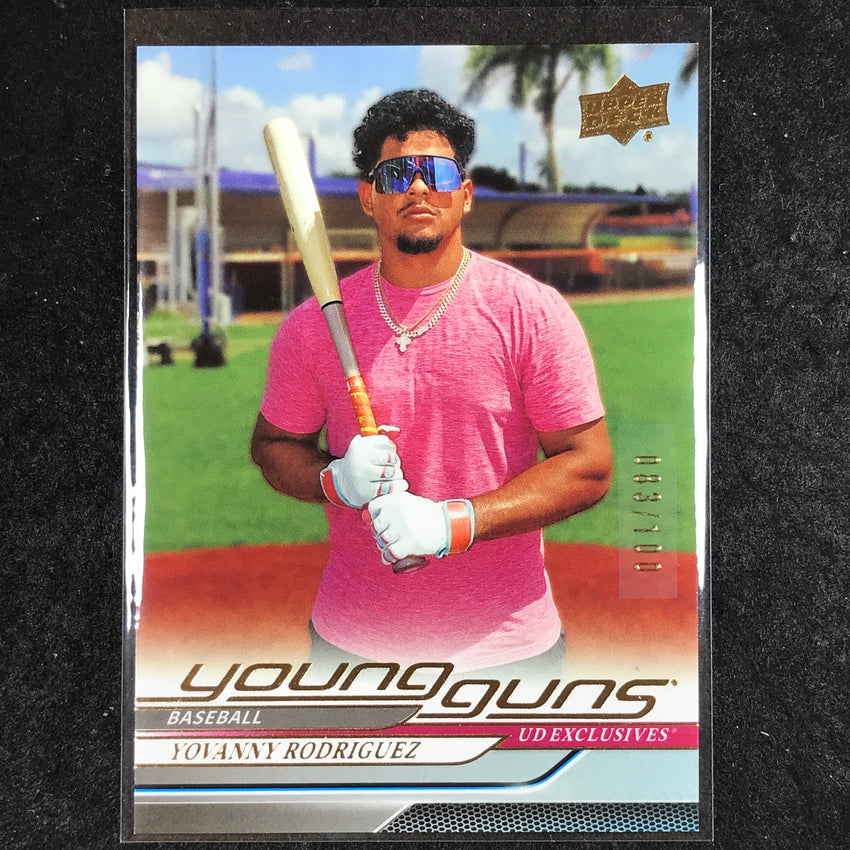 2025 Goodwin Champions YOVANNY RODRIGUEZ Young Guns Exclusives 83/100 #40