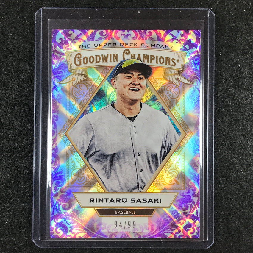 2025 Goodwin Champions RINTARO SASAKI Purple Diamond 94/99 #9