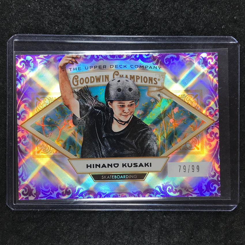 2025 Goodwin Champions HINANO KUSAKI Horizontal Purple Diamond 79/99 #83