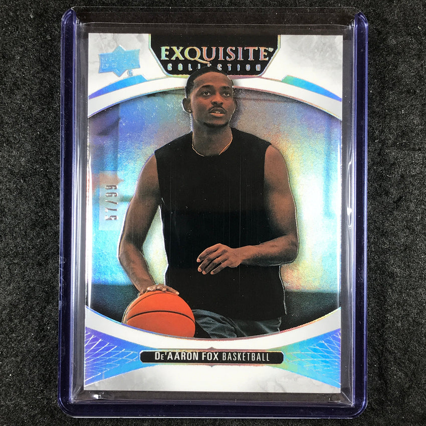 2025 Goodwin Champions DE'AARON FOX Exquisite Collection 57/99