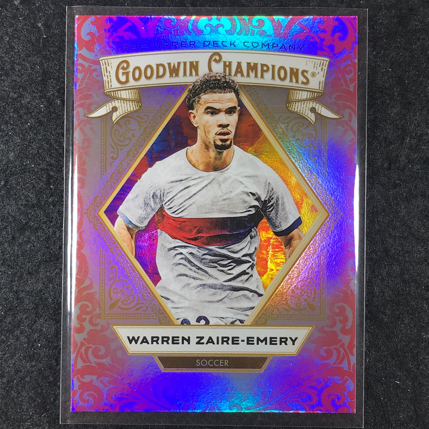2025 Goodwin Champions WARREN ZAIRE-EMERY Base Red Rainbow #33