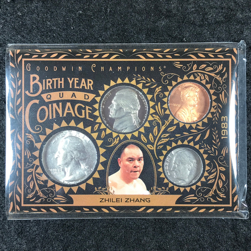 2025 Goodwin Champions ZHILEI ZHANG Birth Year Quad Coinage 16/50