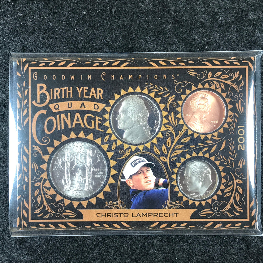 2025 Goodwin Champions CHRISTO LAMPRECHT Birth Year Quad Coinage 7/50