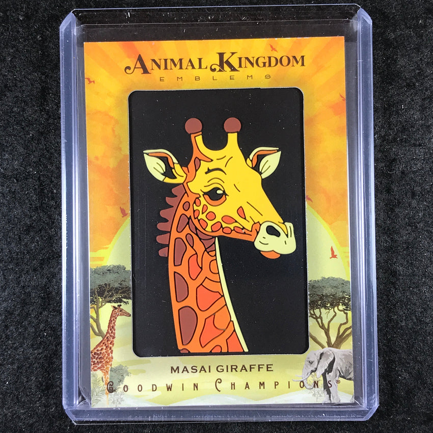 2025 Goodwin Champions MASAI GIRAFFE Animal Kingdom Emblems Level 1 #1