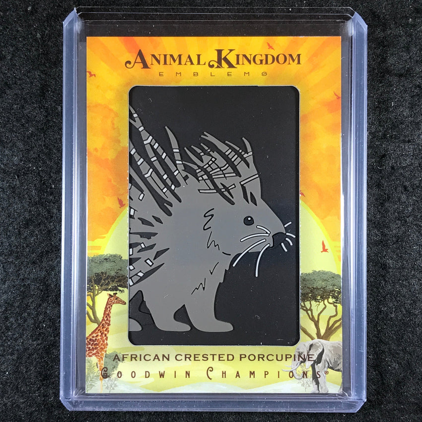 2025 Goodwin Champions AFRICAN CRESTED PORCUPINE Animal Kingdom Emblems #19