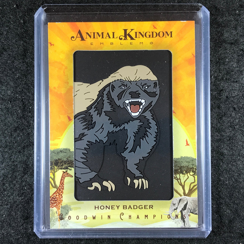 2025 Goodwin Champions HONEY BADGER Animal Kingdom Emblems Level 1 #20