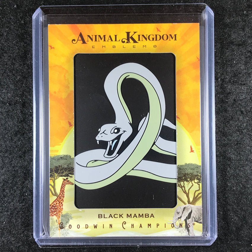 2025 Goodwin Champions BLACK MAMBA Animal Kingdom Emblems Level 1 #35