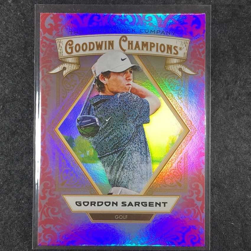 2025 Goodwin Champions GORDON SARGENT Base Red Rainbow #48
