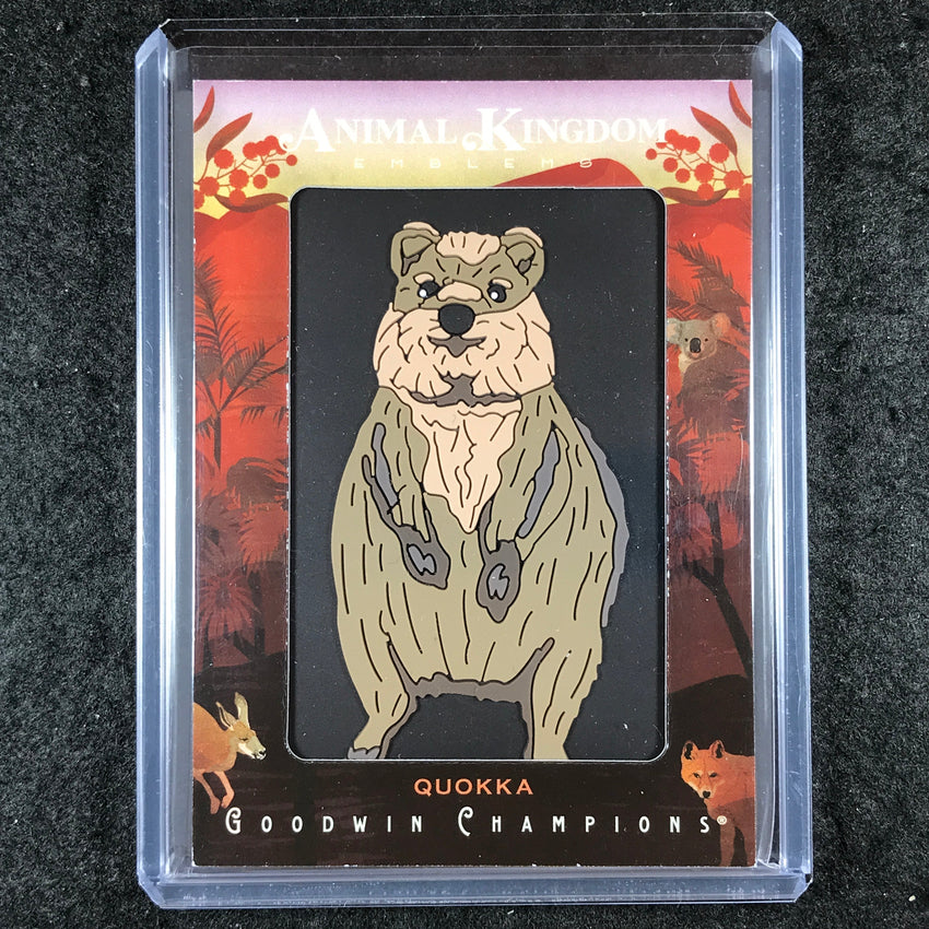 2025 Goodwin Champions QUOKKA Animal Kingdom Emblems Level 4 #80