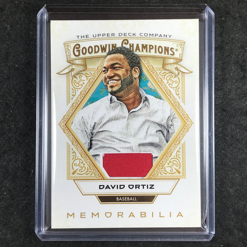 2025 Goodwin Champions DAVID ORTIZ Memorabilia Jersey Relic #DO