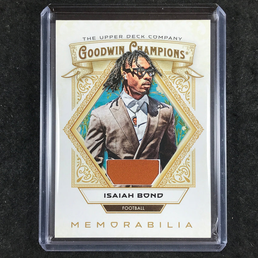 2025 Goodwin Champions ISAIAH BOND Memorabilia Jersey Relic #IB