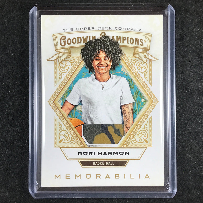 2025 Goodwin Champions RORI HARMON Memorabilia Jersey Relic #RH