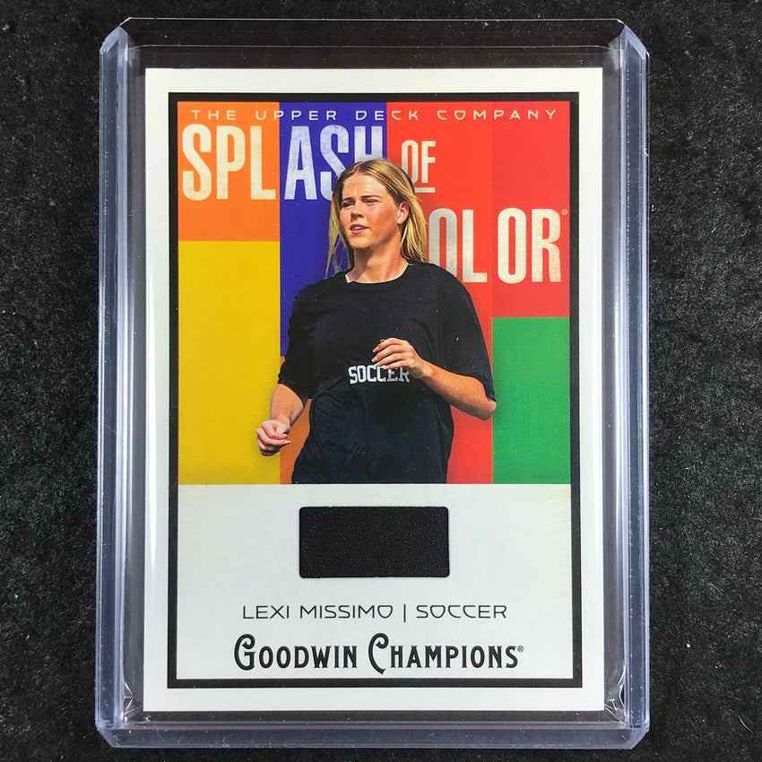 2025 Goodwin Champions LEXI MISSIMO Splash of Color Memorabilia Jersey Relic #LM