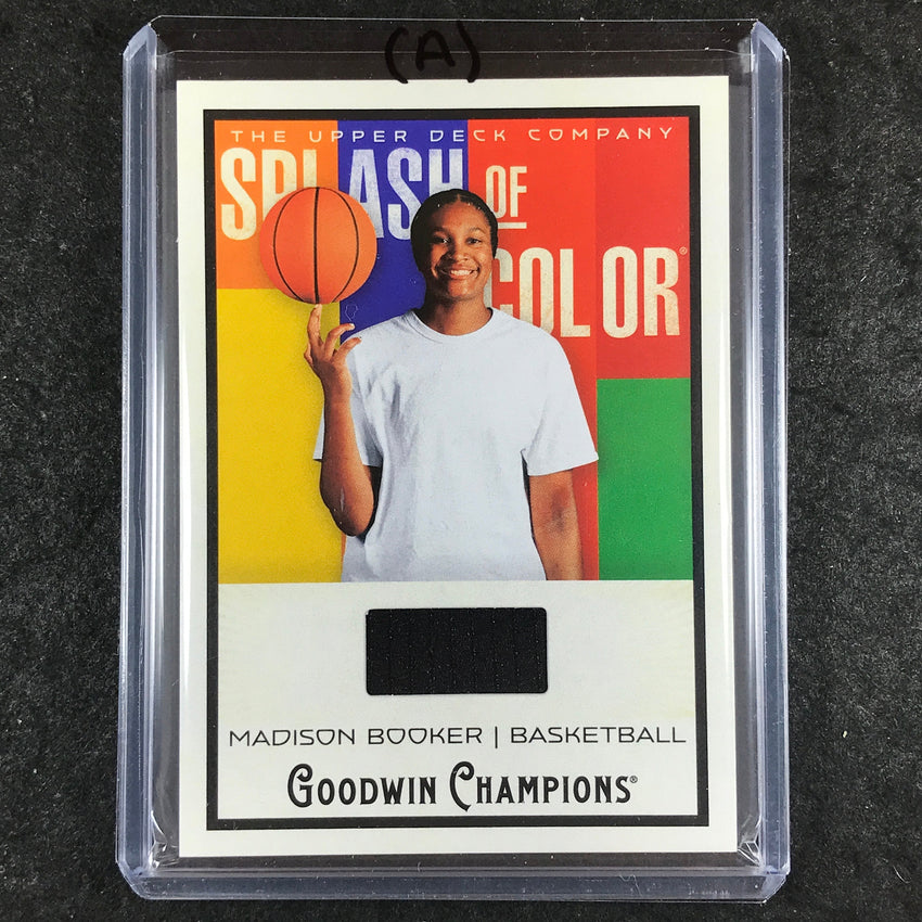 2025 Goodwin Champions MADISON BOOKER Splash of Color Memorabilia Relic #MB (A)