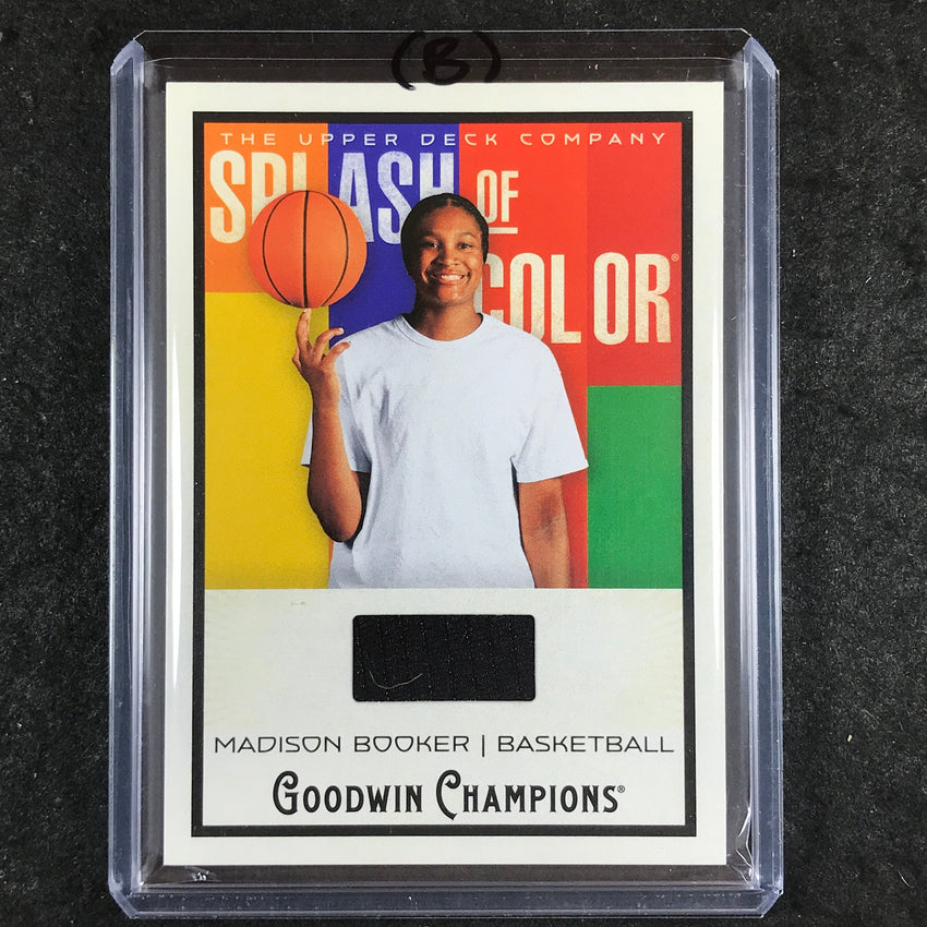 2025 Goodwin Champions MADISON BOOKER Splash of Color Memorabilia Relic #MB (B)