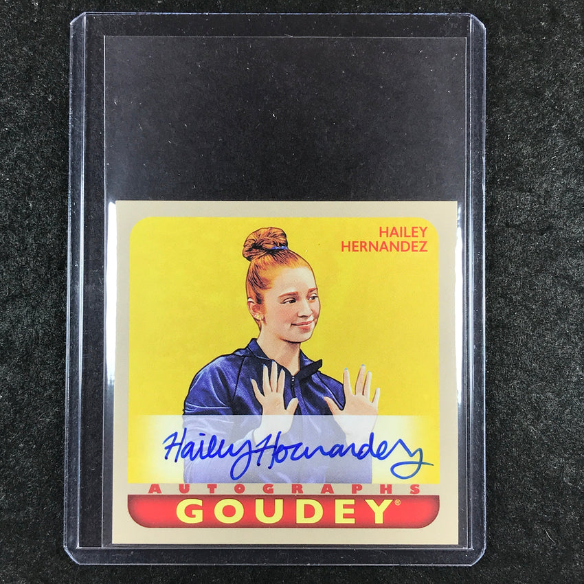 2025 Goodwin Champions HAILEY HERNANDEZ Goudey Autograph #HE