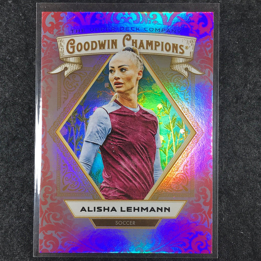 2025 Goodwin Champions ALISHA LEHMANN Base Red Rainbow #69