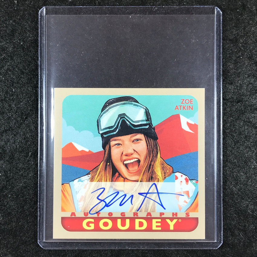 2025 Goodwin Champions ZOE ATKIN Goudey Autograph #ZA