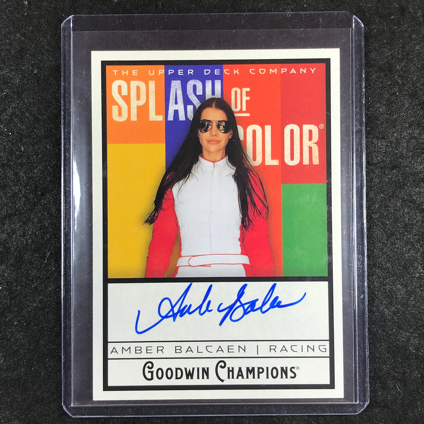 2025 Goodwin Champions AMBER BALCAEN Splash of Color Autograph #BA