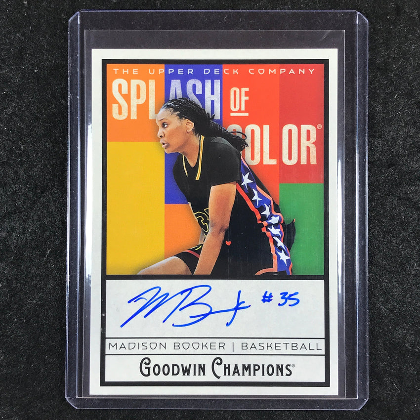 2025 Goodwin Champions MADISON BOOKER Splash of Color Autograph #MB