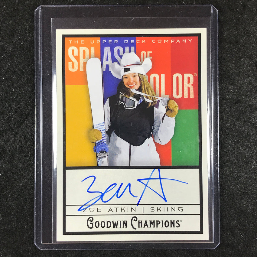 2025 Goodwin Champions ZOE ATKIN Splash of Color Autograph #ZA