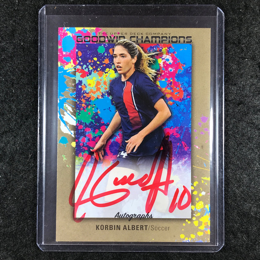 2025 Goodwin Champions KORBIN ALBERT Update 2024 Splash of Color Autograph #KA