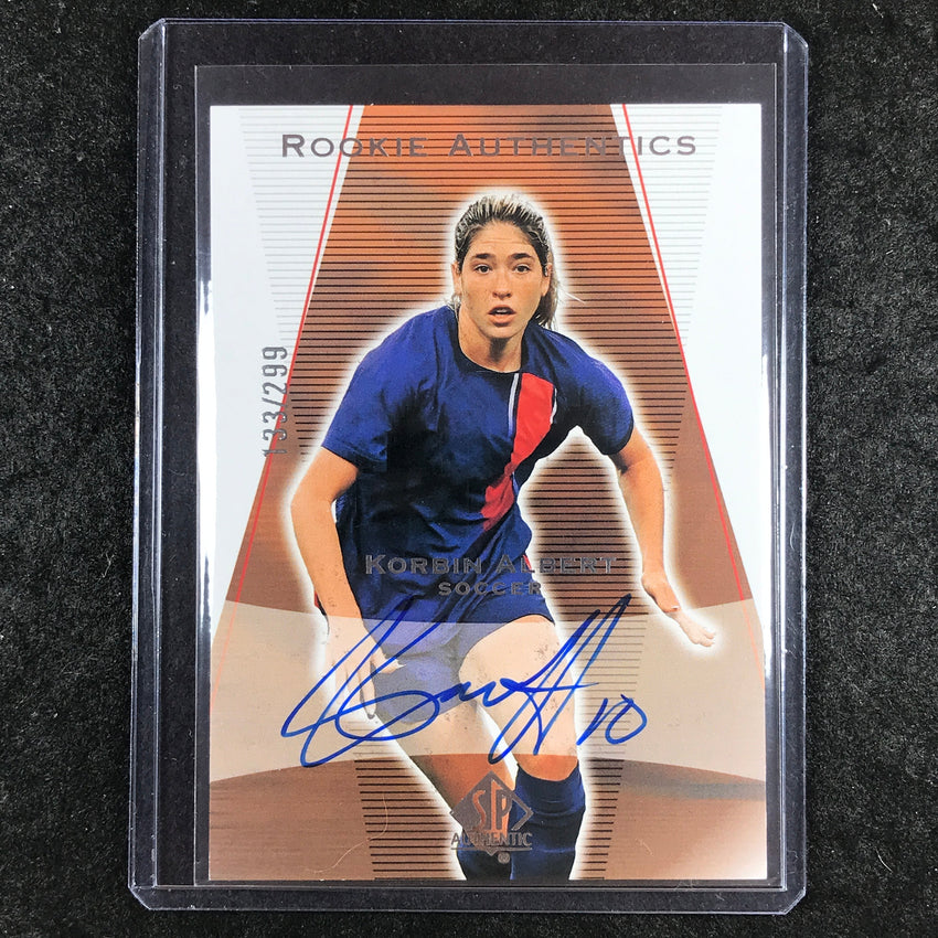 2025 Goodwin Champions KORBIN ALBERT Update SP Rookie Authentics Auto 133/299