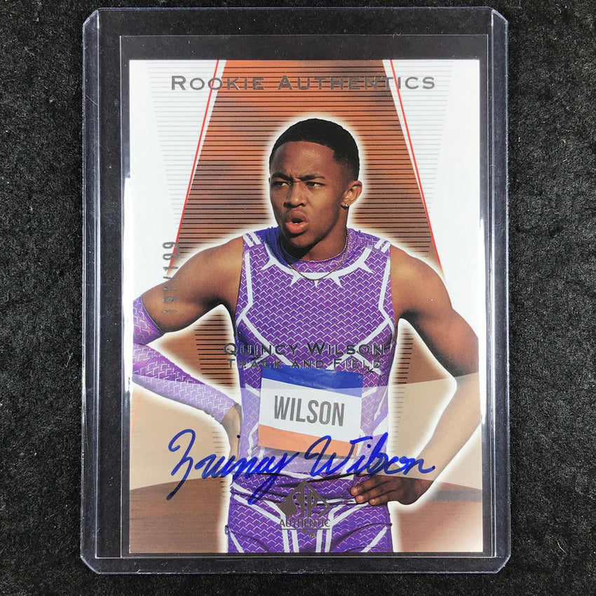 2025 Goodwin Champions QUINCY WILSON SP 2003-04 Rookie Authentics Auto 191/199