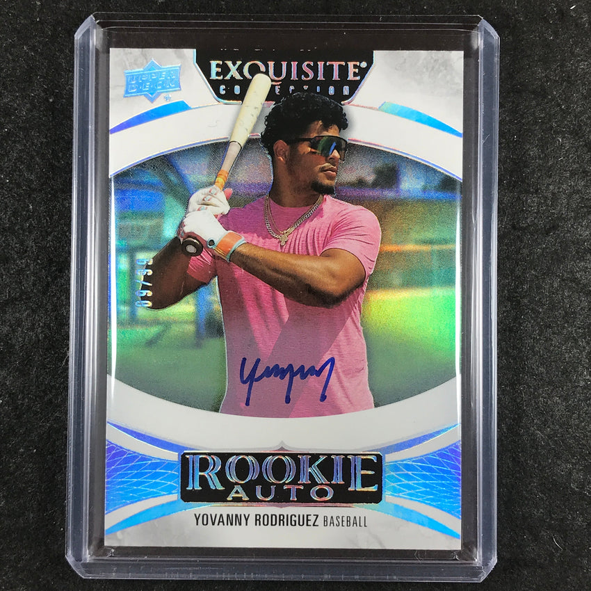 2025 Goodwin Champions YOVANNY RODRIGUEZ Exquisite Collection Rookie Auto 9/99