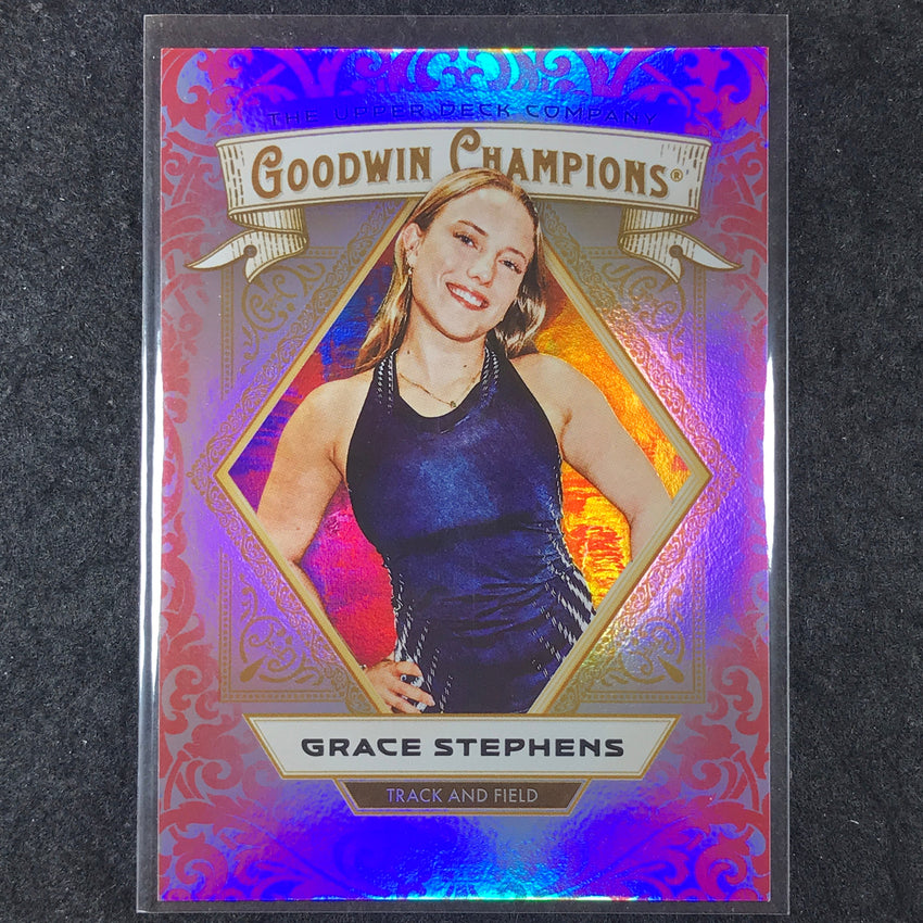 2025 Goodwin Champions GRACE STEPHENS Base Red Rainbow #77