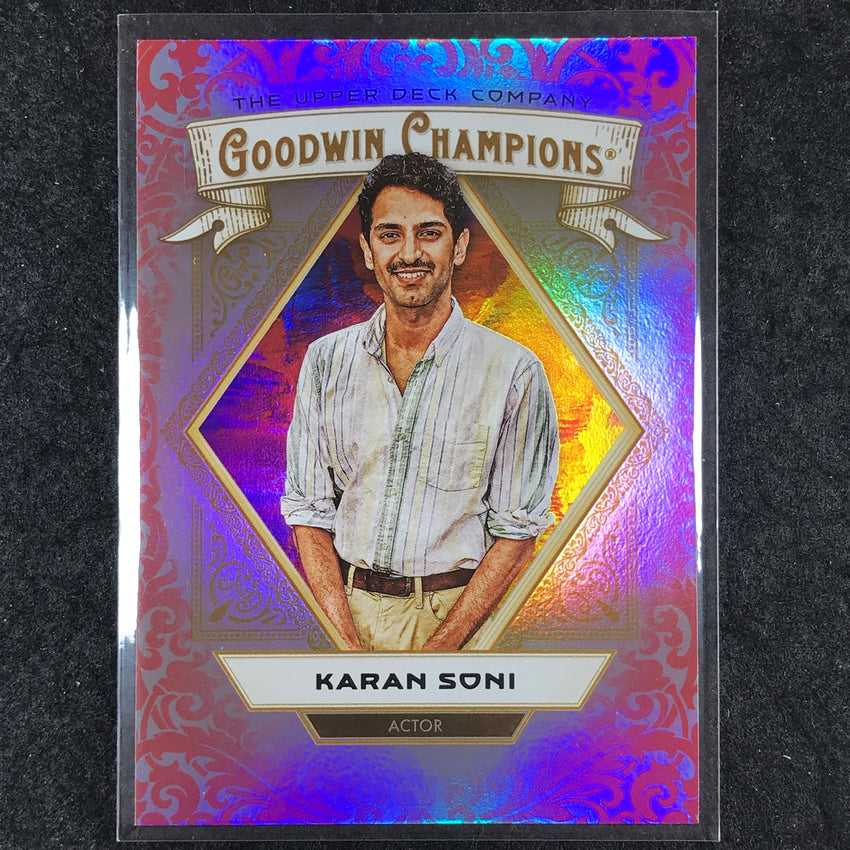 2025 Goodwin Champions KARAN SONI Base Red Rainbow #80