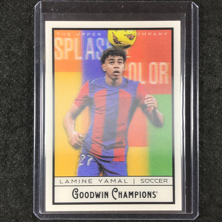 2025 Goodwin Champions LAMINE YAMAL Splash of Color Rookie 3-D Lenticular #LY