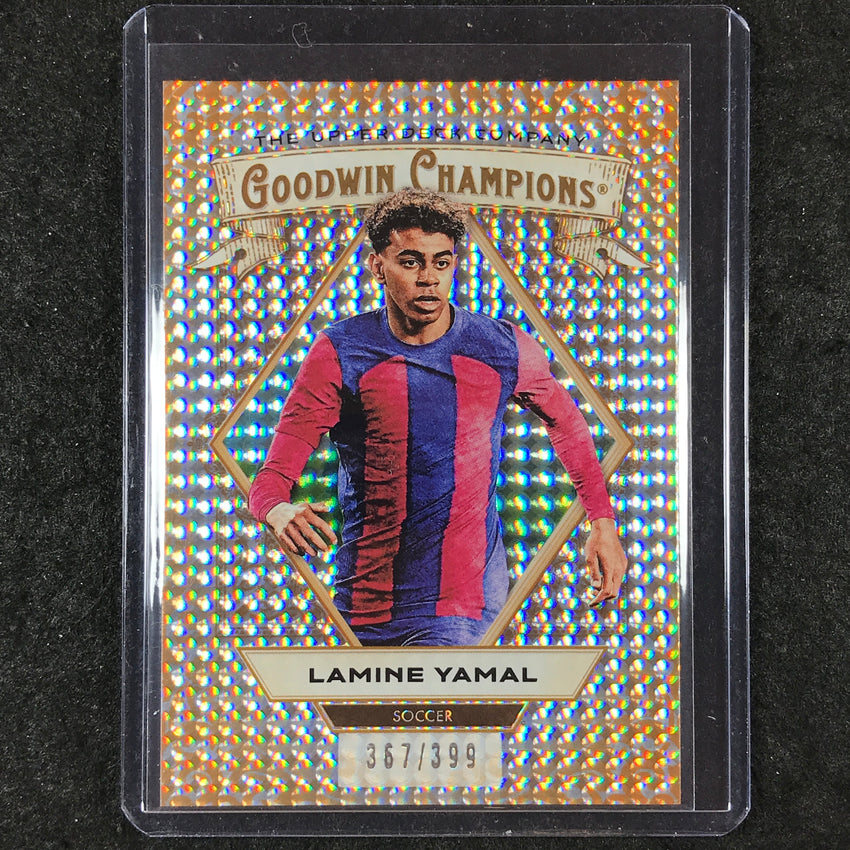 2025 Goodwin Champions LAMINE YAMAL Rookie Orange Dots /399 #19