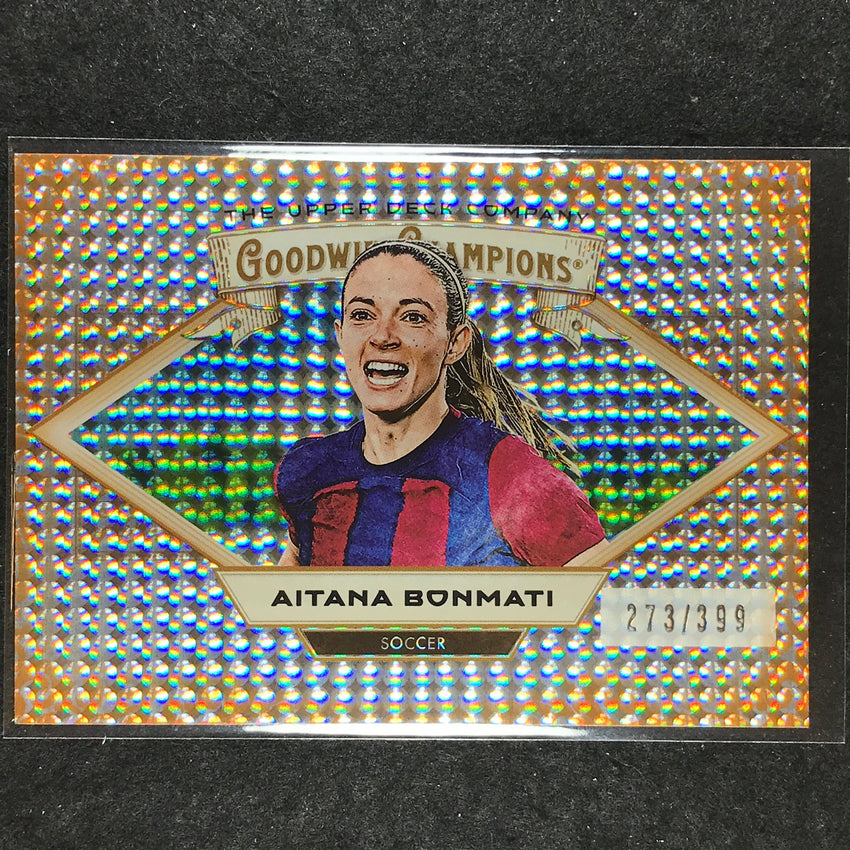 2025 Goodwin Champions AITANA BONMATI Horizontal Orange Dots /399 #95