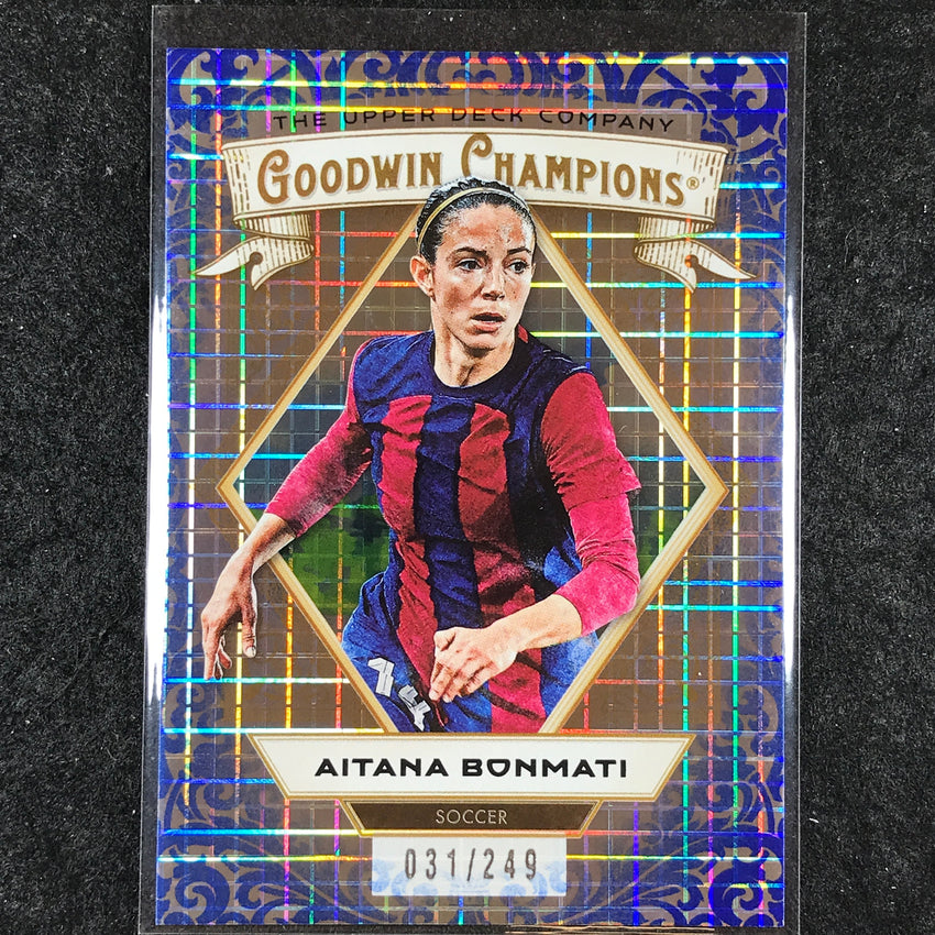 2025 Goodwin Champions AITANA BONMATI Blue Checkers /249 #27