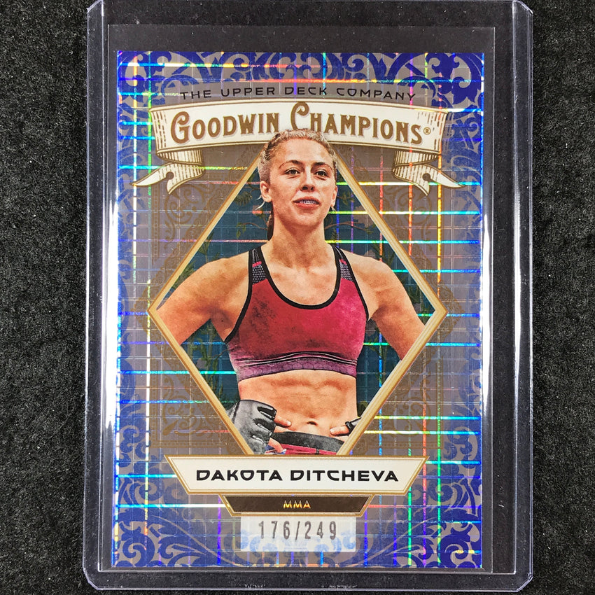 2025 Goodwin Champions DAKOTA DITCHEVA Blue Checkers /249 #71