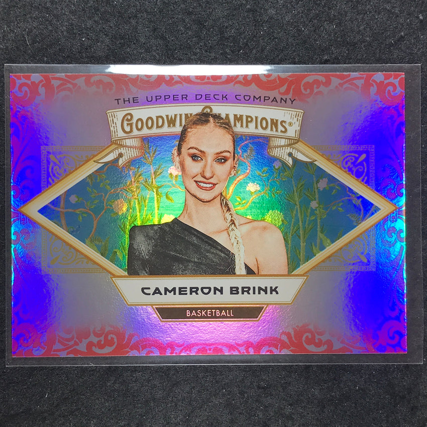 2025 Goodwin Champions CAMERON BRINK Base Horizontal Red Rainbow #96