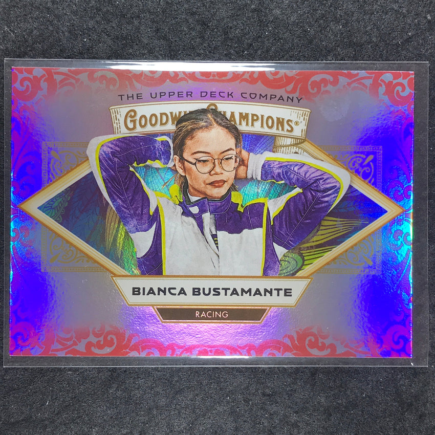 2025 Goodwin Champions BIANCA BUSTAMANTE Base Horizontal Red Rainbow #97