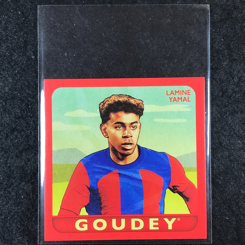2025 Goodwin Champions LAMINE YAMAL Goudey Rookie Red /1933 #15