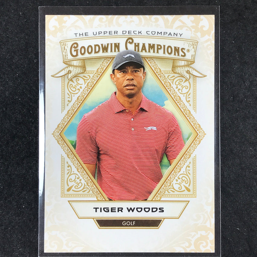 2025 Goodwin Champions TIGER WOODS Base Blank Back Hobby Exclusive #1