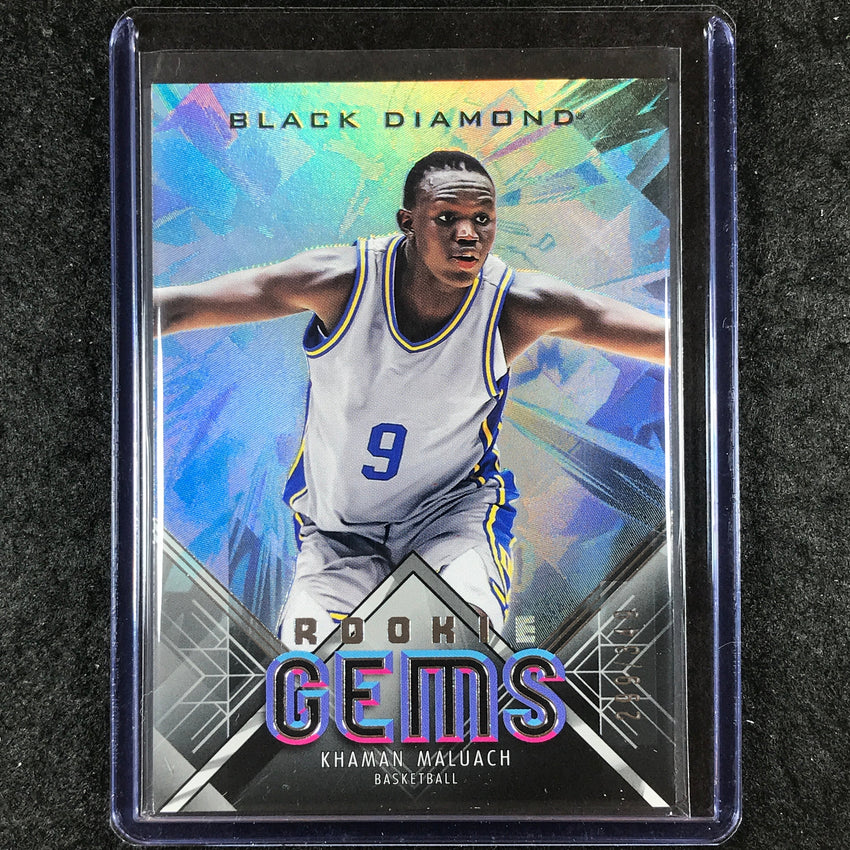 2025 Goodwin Champions KHAMAN MALUACH Black Diamond Rookie Gems 299/349